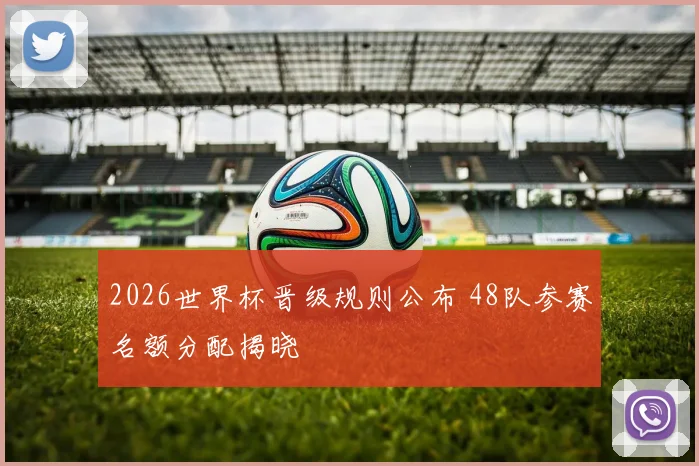 2026世界杯晋级规则公布 48队参赛名额分配揭晓